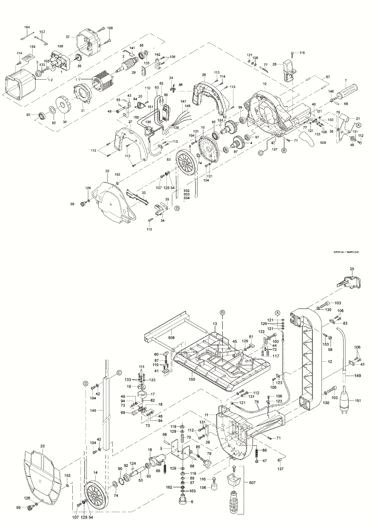 Mafell 925310 Portable Band Saw Z 4 E Spare Parts