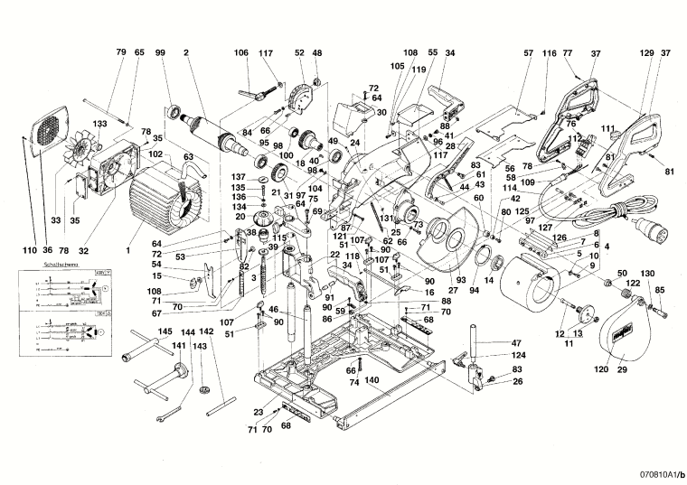 Mafell 922203 Carpenters Skew Notch, Lap-Joint and Tenon Cutting Machine ZK 115 K < 813202 Spare Parts