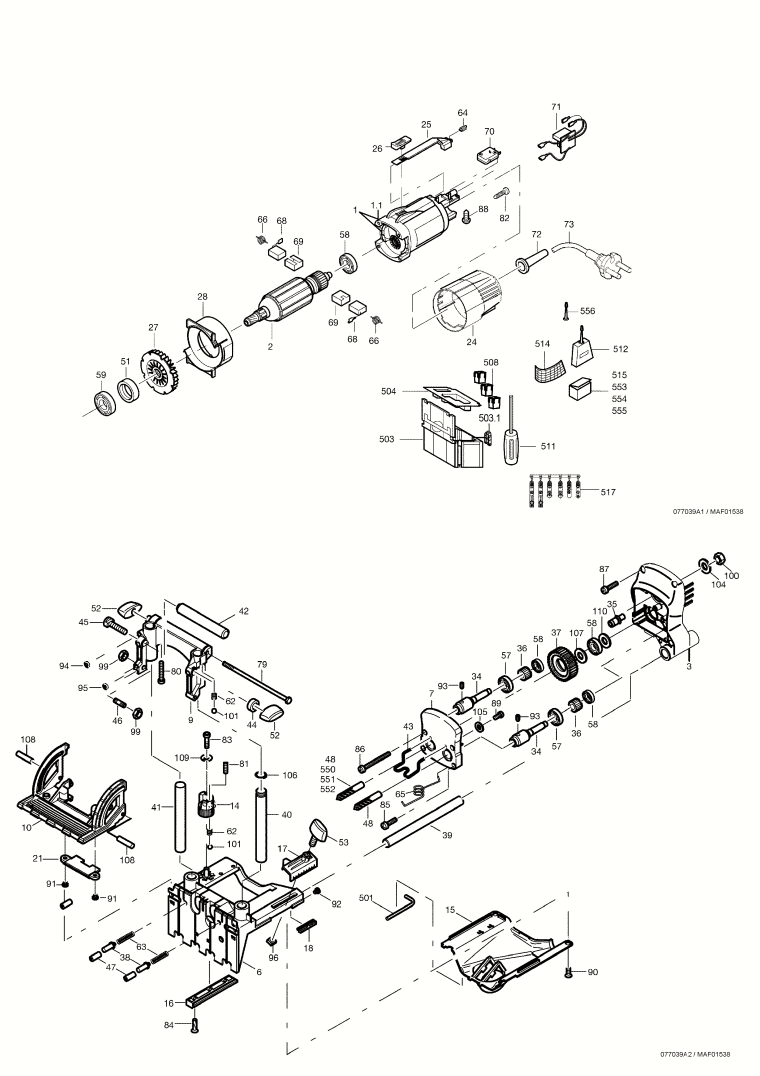 Mafell 916001 Duo-Dowel System DD40 G MidiMAX in MAFELL-MAX Spare Parts