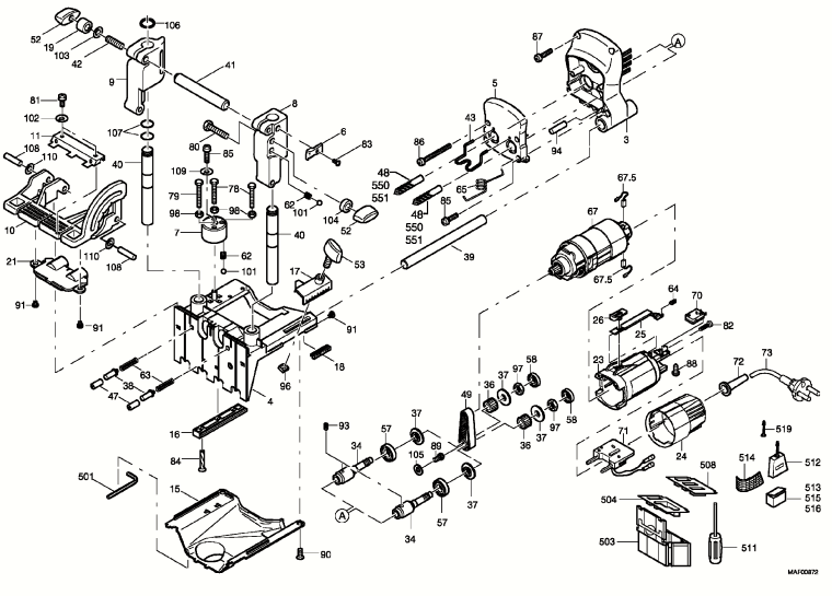 Mafell 914801  Spare Parts