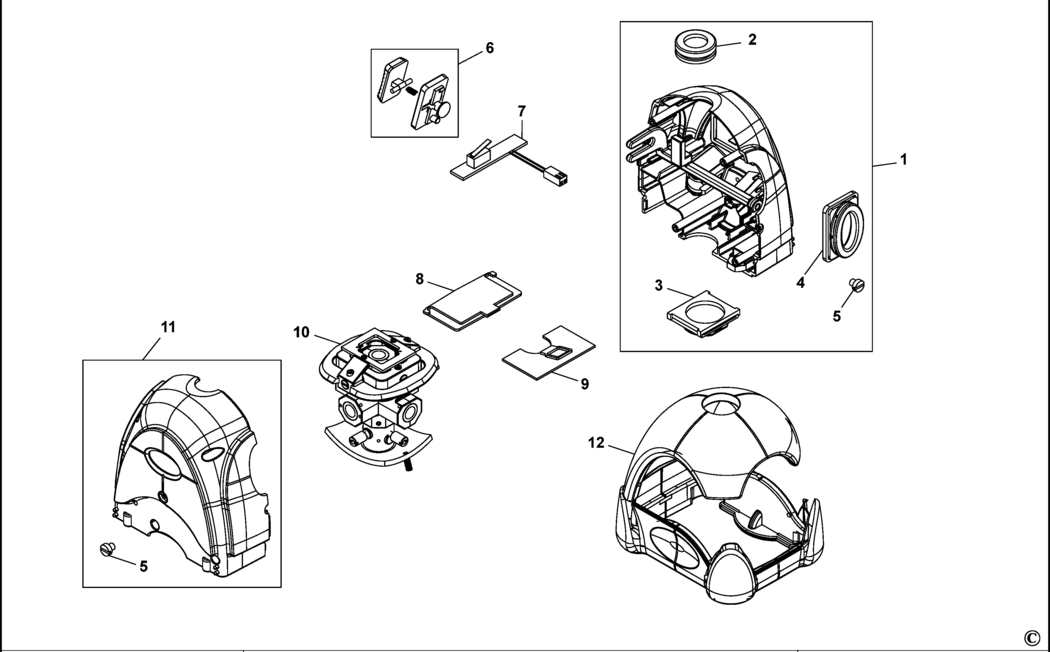 Stanley SP5 Type 1 Rotary Laser Spare Parts