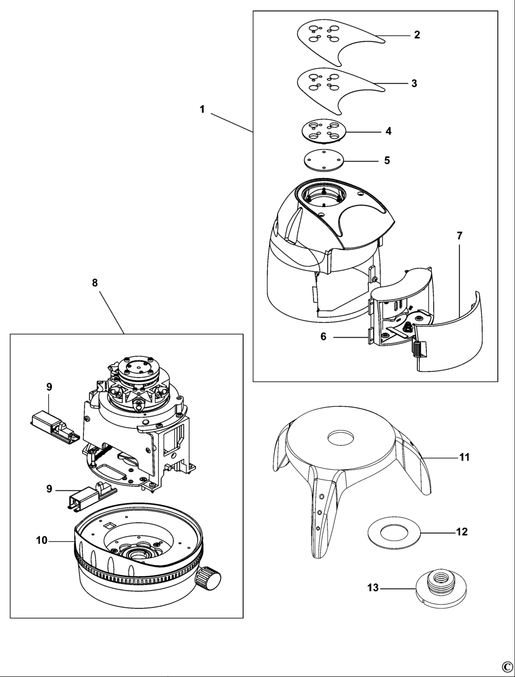 Stanley CL54 Type 1 Crossline Laser Spare Parts