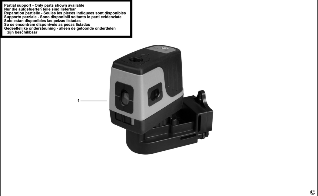 Stanley PB3 Type 1 Spotline Laser Spare Parts