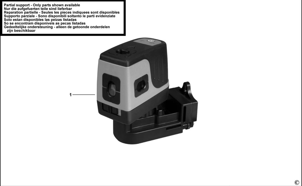 Stanley PB5 Type 1 Spotline Laser Spare Parts