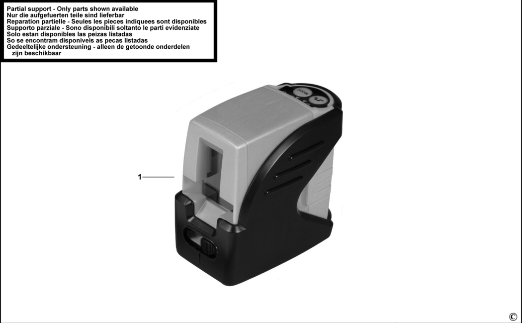 Stanley CL2 Type 1 Crossline Laser Spare Parts