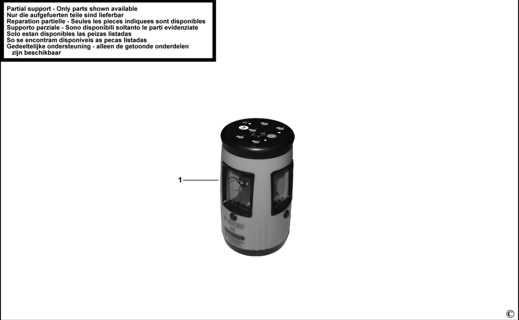 Stanley CL90 Type 1 Crossline Laser Spare Parts