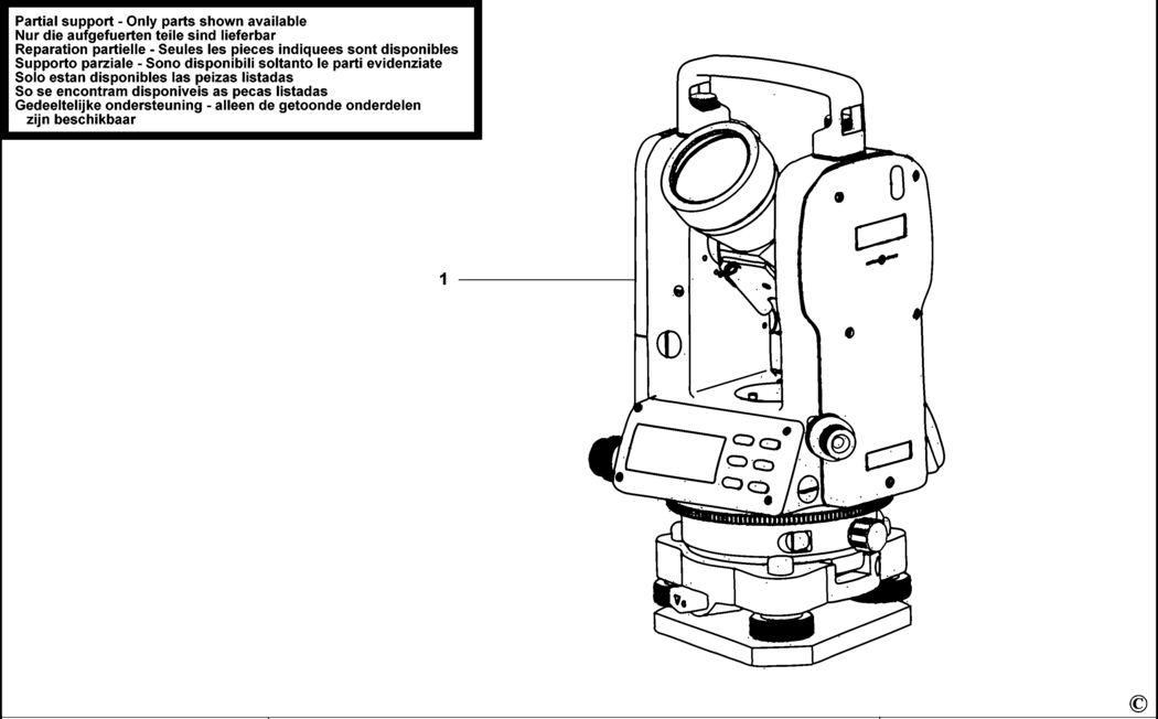 Stanley SGT10 Type 1 Optical Instrument Spare Parts