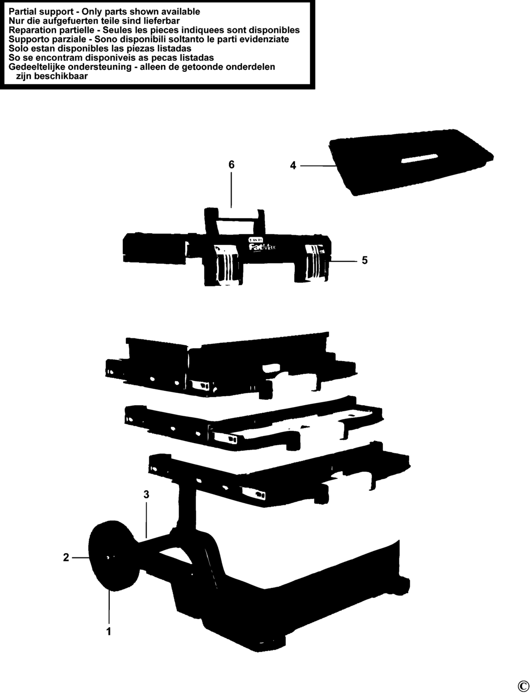 Stanley 1-95-622 Type 0 Workcentre Spare Parts