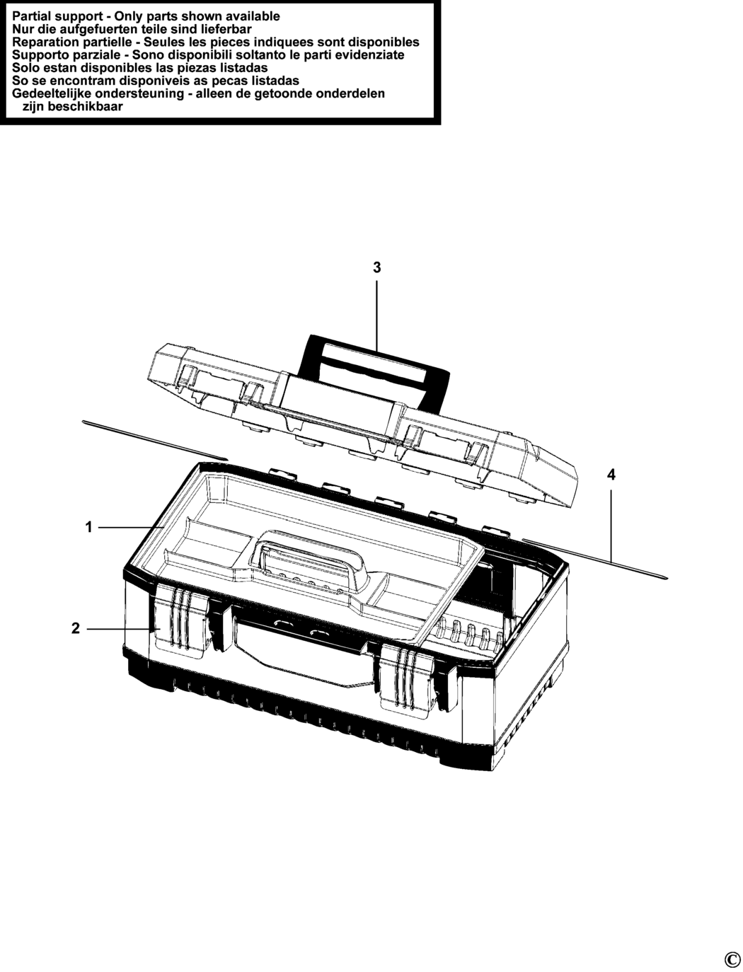 Stanley 1-95-614 Type 1 Workbox Spare Parts