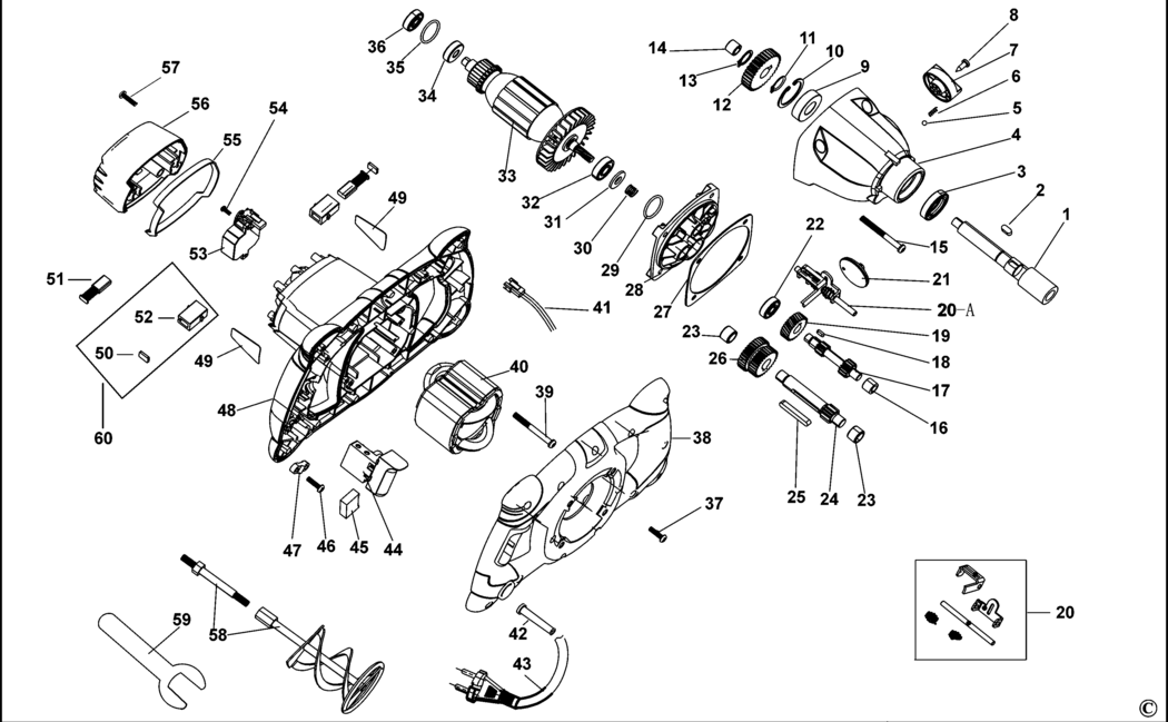 Stanley FME190 Type 1 Mixer Spare Parts