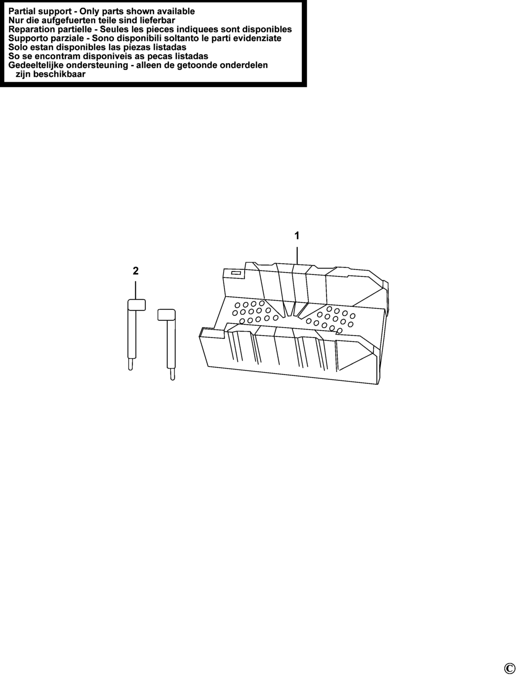 Stanley 1-20-600 Type 1 Mitre Fence Spare Parts