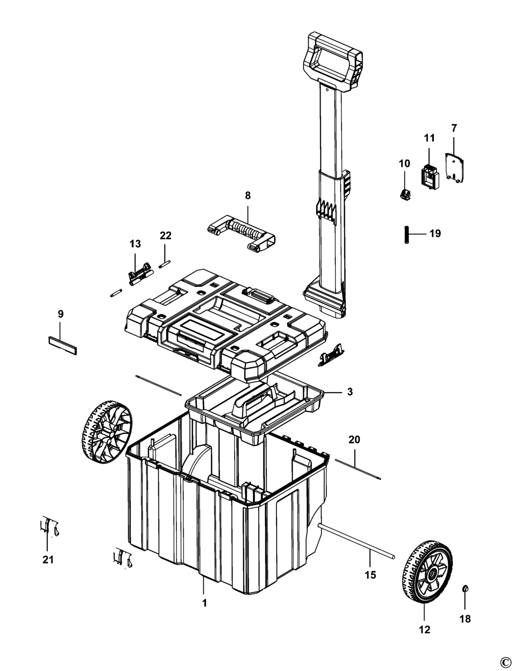 Stanley FMST1-75753 Type 1 Kitbox Spare Parts