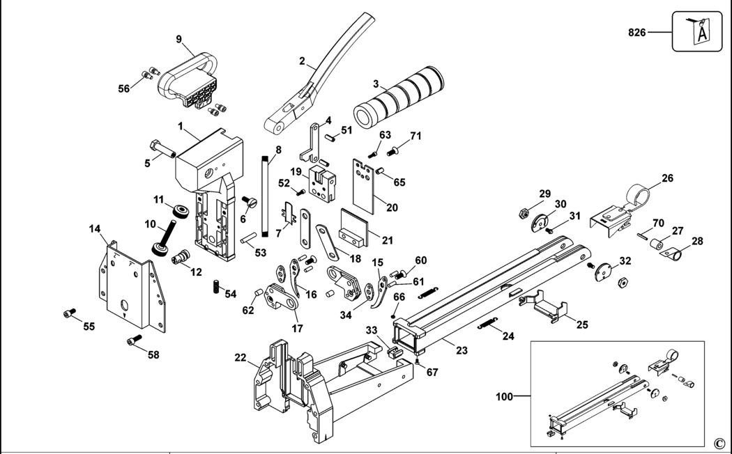 Bostitch MS-3219-E Type REV A Carton Sealer Spare Parts