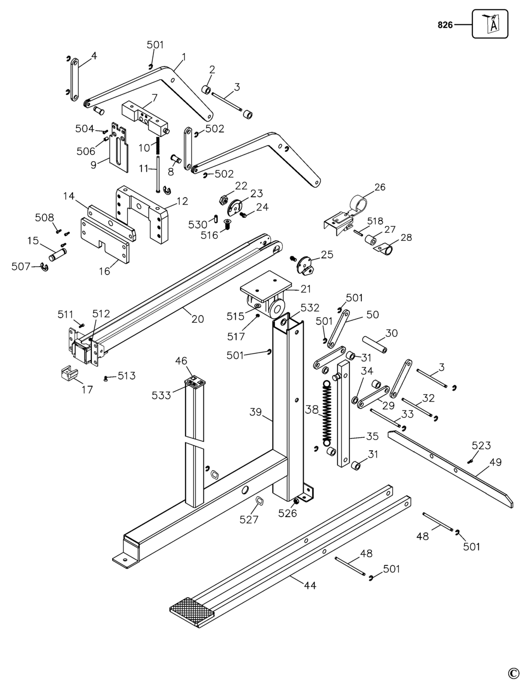 Bostitch FS32C Type REV A Carton Sealer Spare Parts