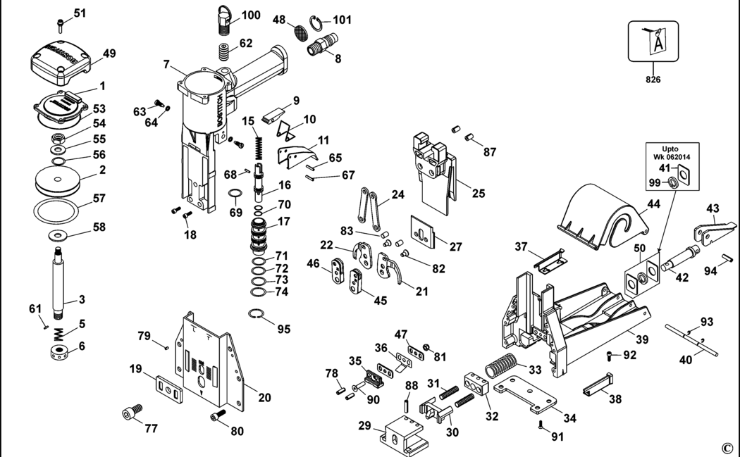 Bostitch RAB-22-E Type REV B Carton Sealer Spare Parts