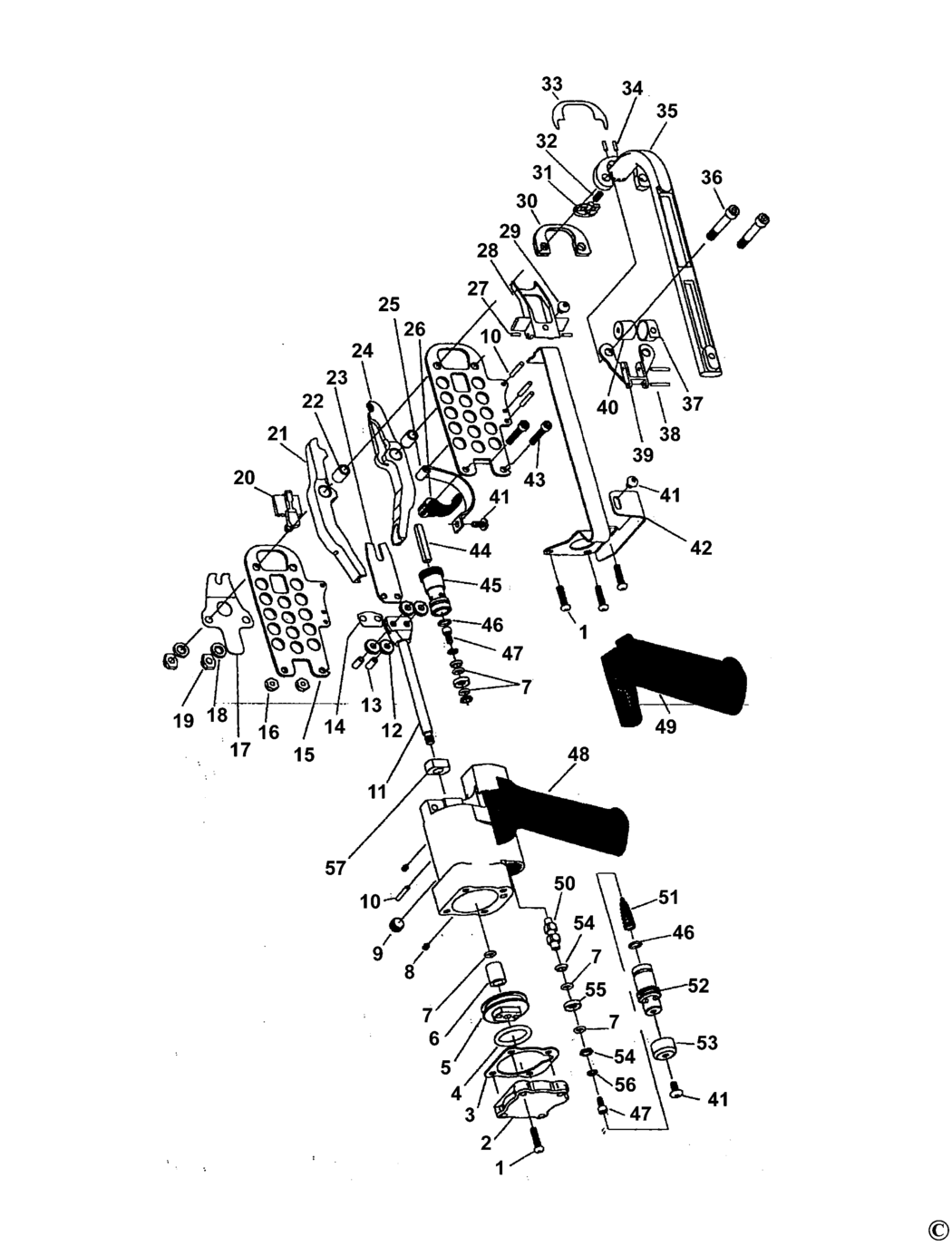 Bostitch SC742 Type REV A Ringer Spare Parts