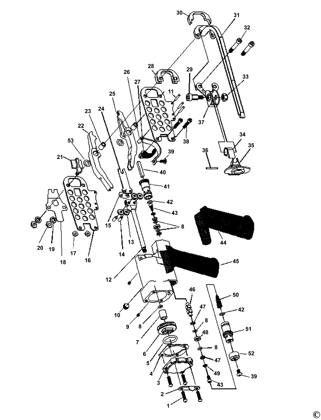 Bostitch SC73462 Type REV A Ringer Spare Parts