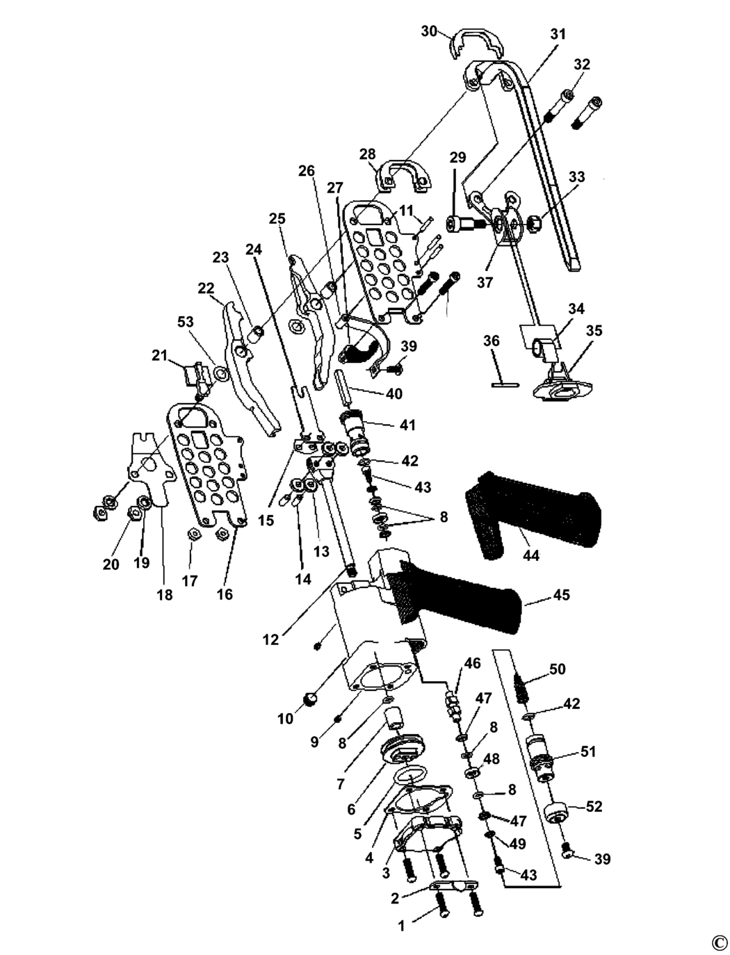 Bostitch SC760 Type REV A Ringer Spare Parts