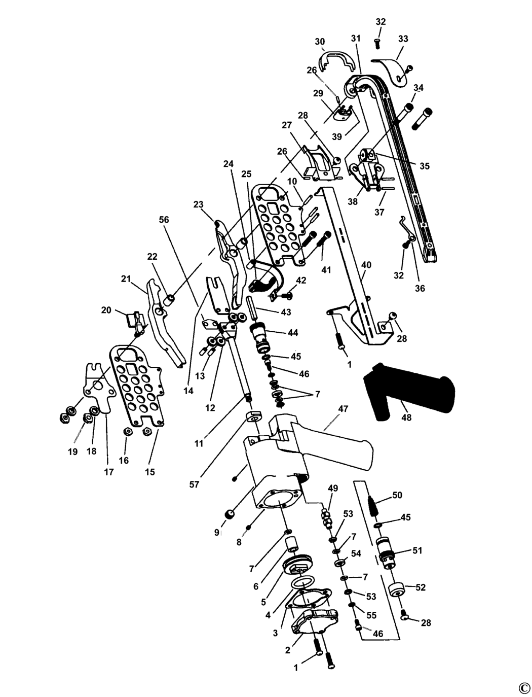 Bostitch SC743 Type REV A Ringer Spare Parts