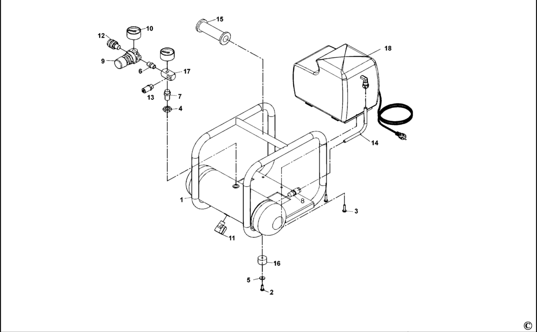 Bostitch SB-MRC2-E Type REV 0 Compressor Spare Parts