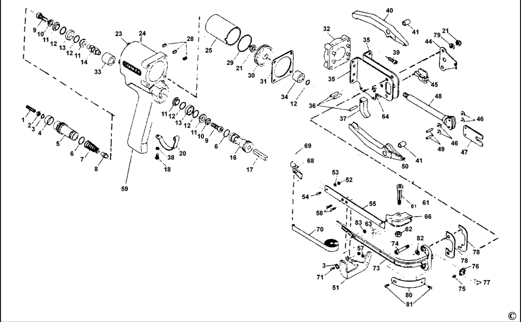 Bostitch SC4LWE Type REV 0 Ringer Spare Parts