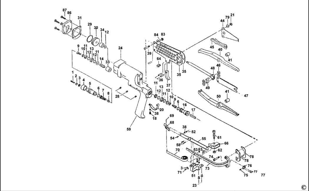 Bostitch SC44LWXE Type REV 0 Ringer Spare Parts