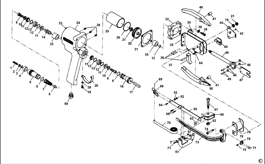 Bostitch SC642 Type REV 0 Ringer Spare Parts