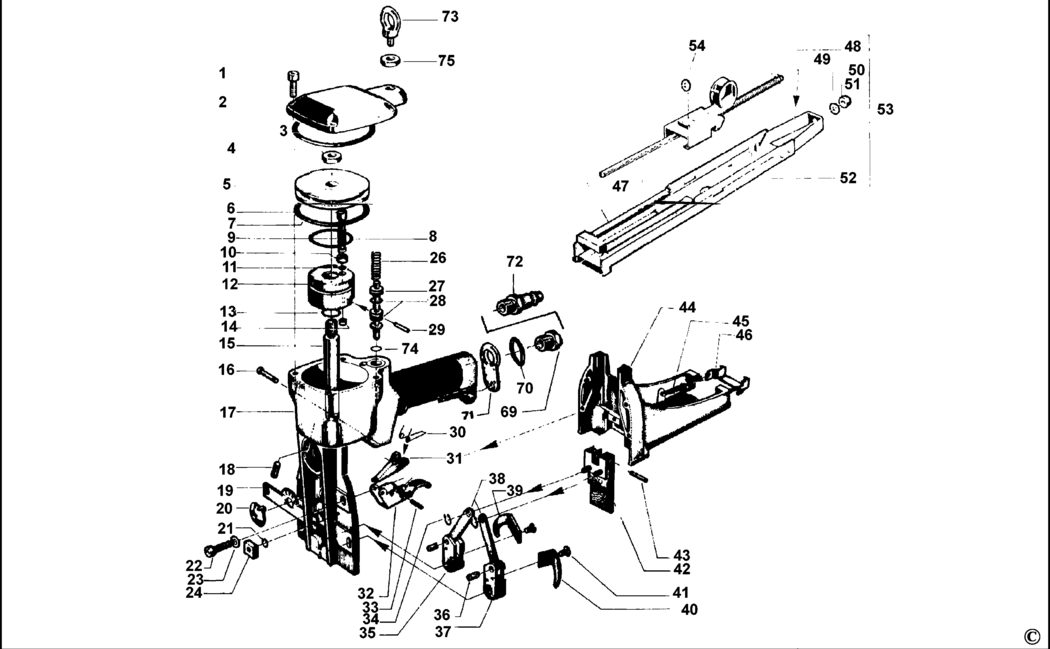 Bostitch T541302 Type REV 0 Carton Sealer Spare Parts