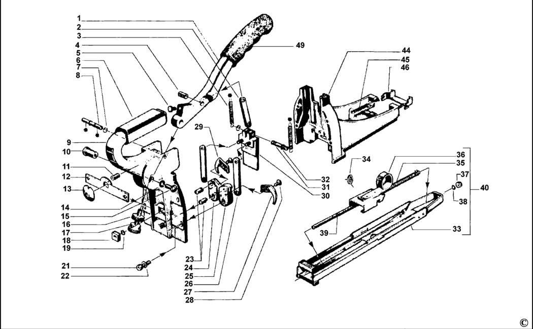 Bostitch T551312 Type REV 0 Carton Sealer Spare Parts