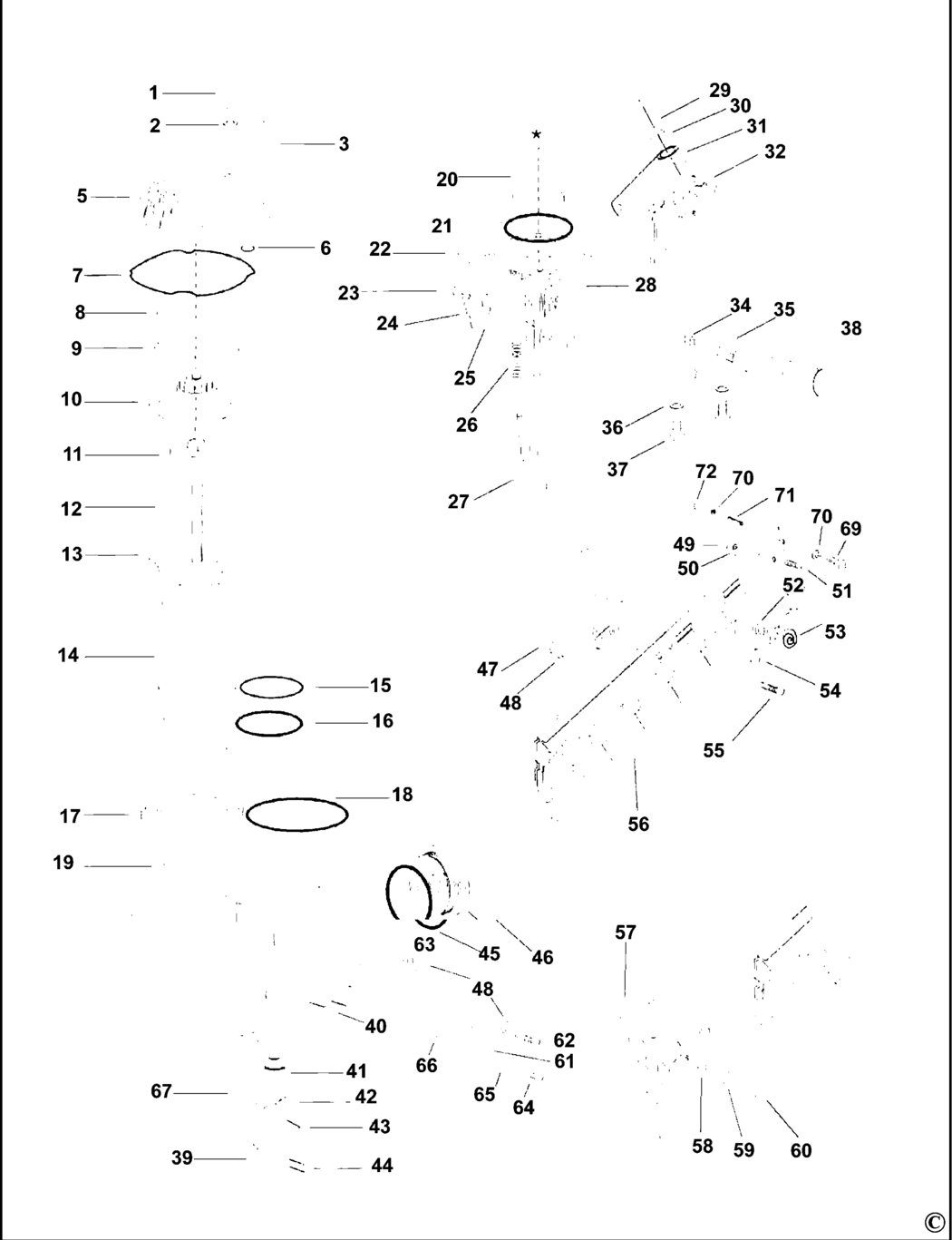 Bostitch 5381612 Type REV 0 Nailer Spare Parts