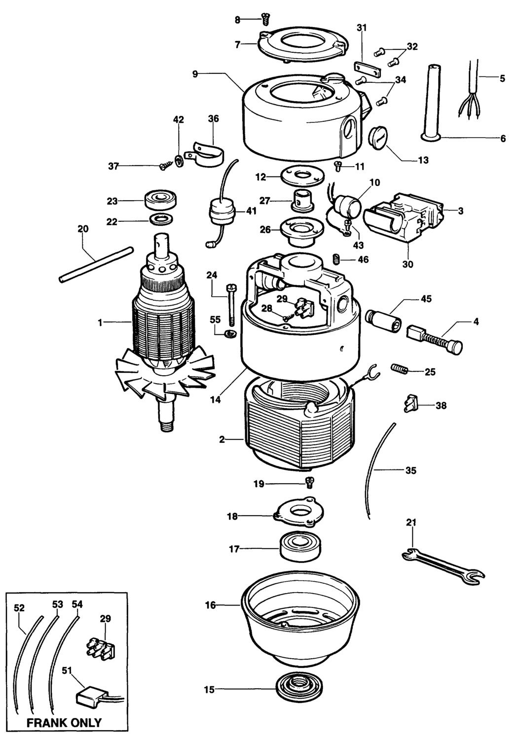 Elu MOF112 Type 1 Router Spare Parts