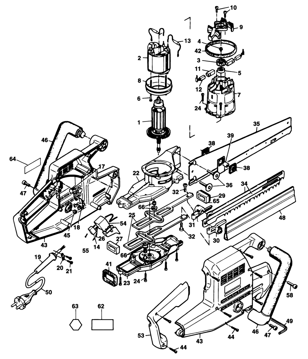 Elu MSU275 Type 3 Universal Saw Spare Parts