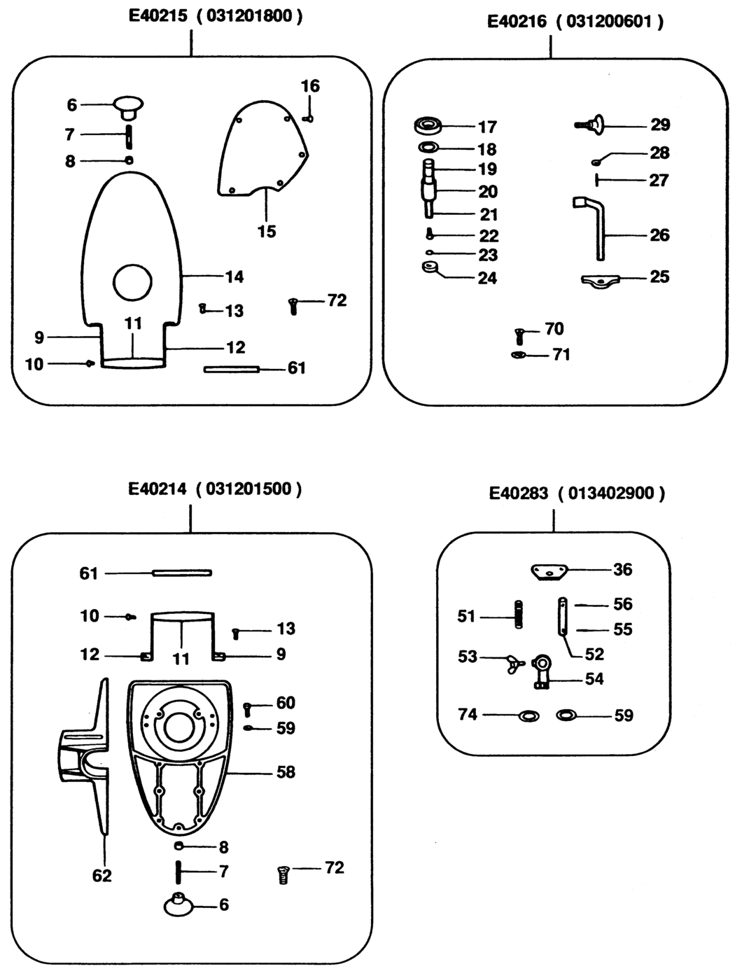 Elu 013402900 Type 1 Router Accessory Spare Parts