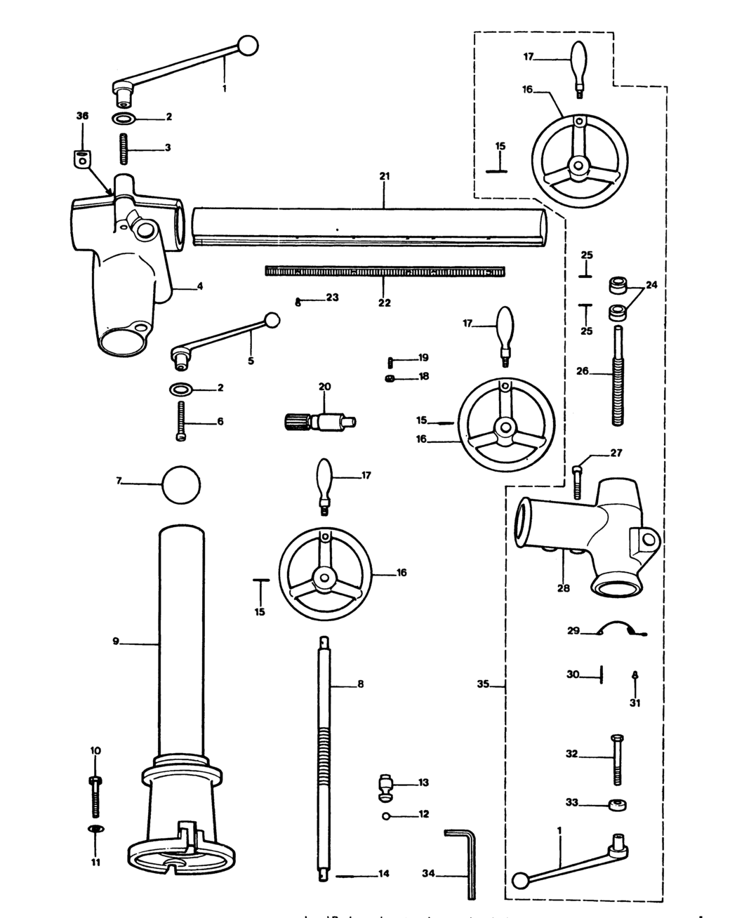 Elu 034005500 Type 1 Mva34 Stand Spare Parts