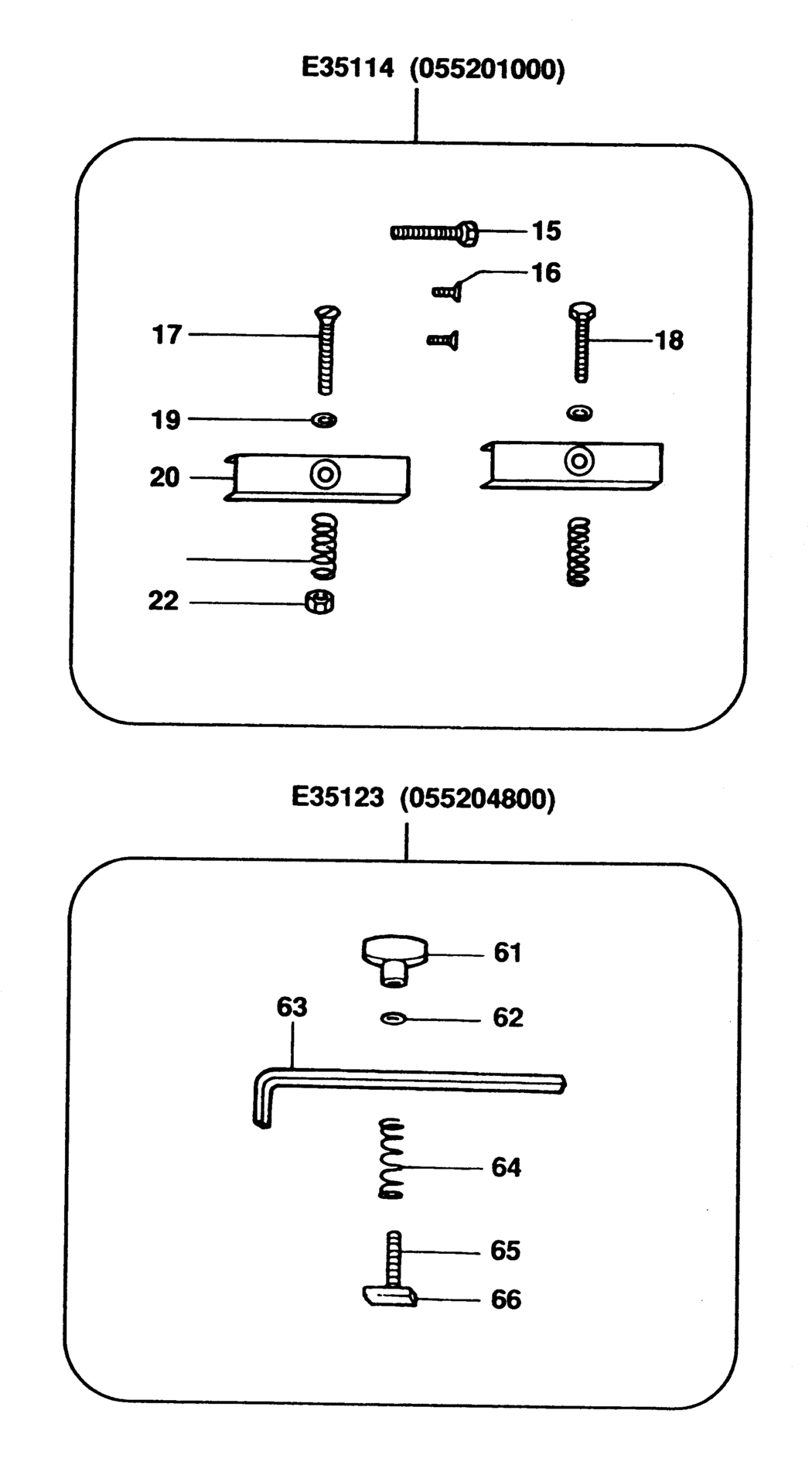 Elu 055201000 Type 1 Router Accessory Spare Parts