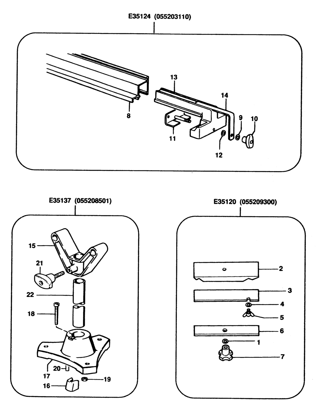 Elu 055209300 Type 1 Saw Bench Accessory Spare Parts