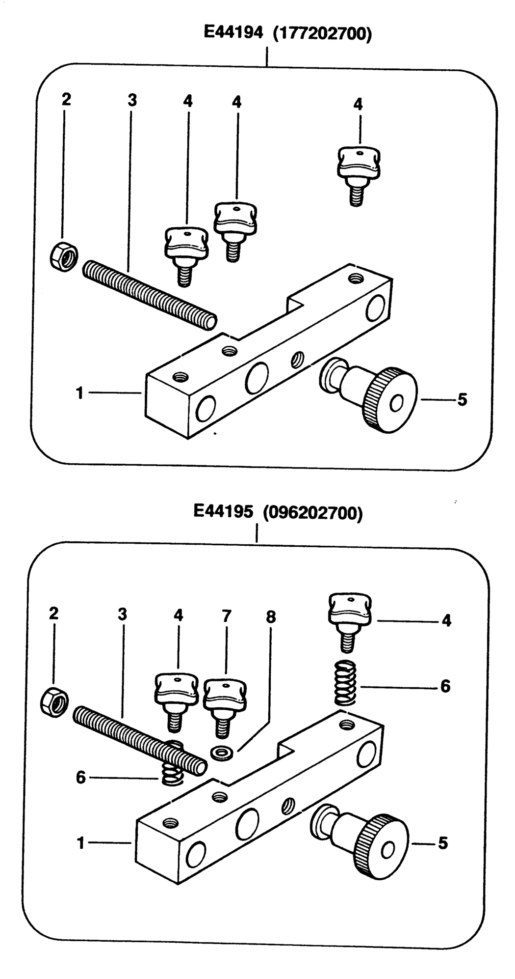 Elu 096202700 Type 1 Fence Adjuster Spare Parts