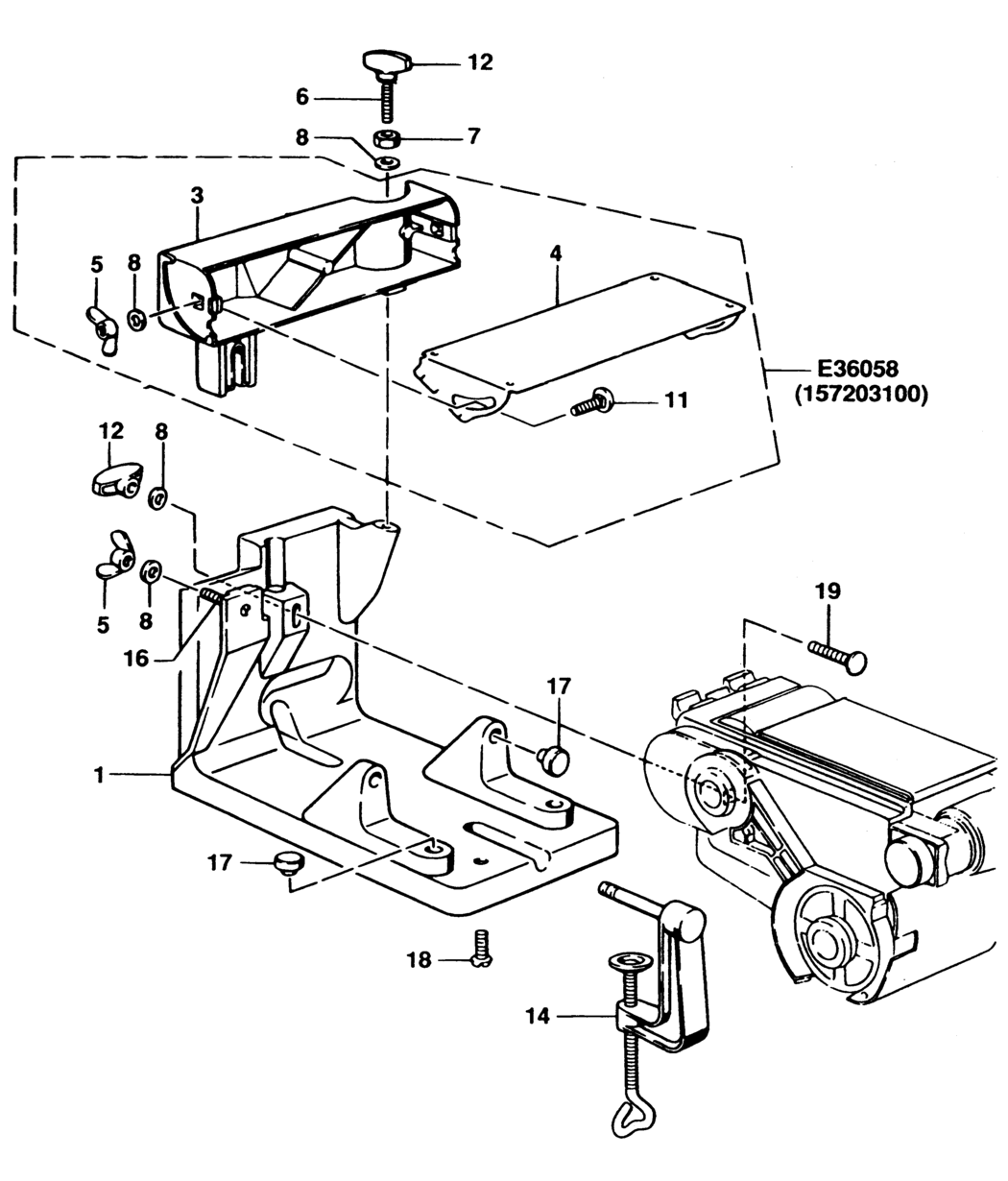 Elu 157203100 Type 1 Guide Spare Parts