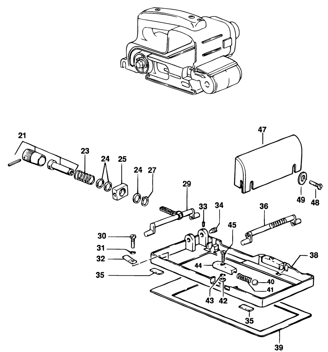 Elu 157206501 Type 1 Sanding Frame Spare Parts