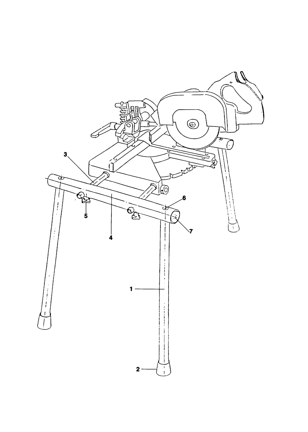 Elu E34926 Type 1 Leg Stand Spare Parts