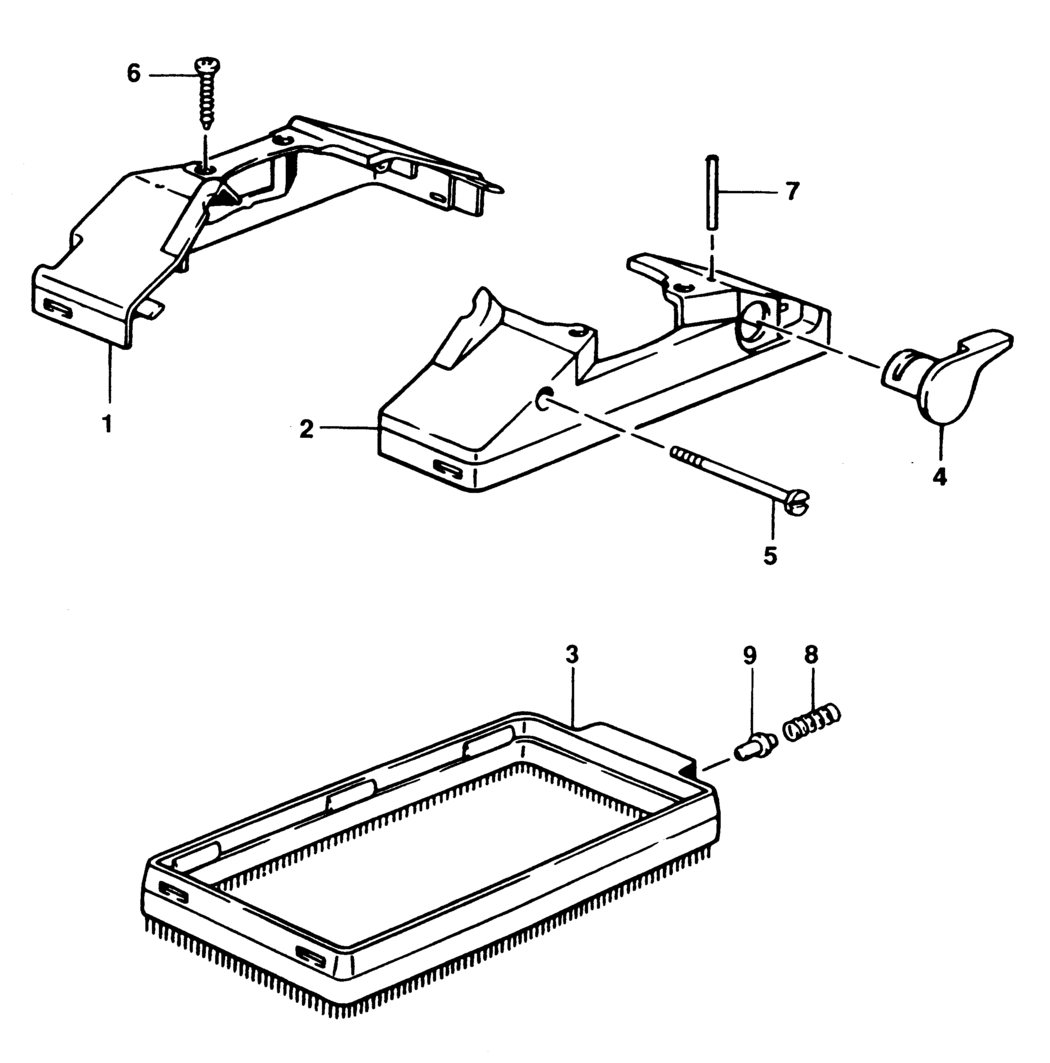 Elu E36002 Type 1 Brush Frame Spare Parts