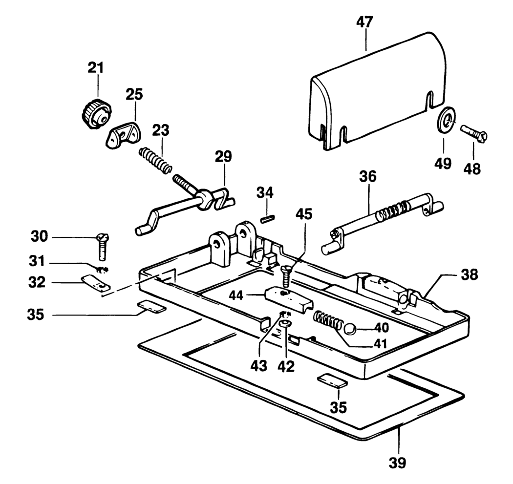 Elu E36050 Type 3 Sanding Frame Spare Parts