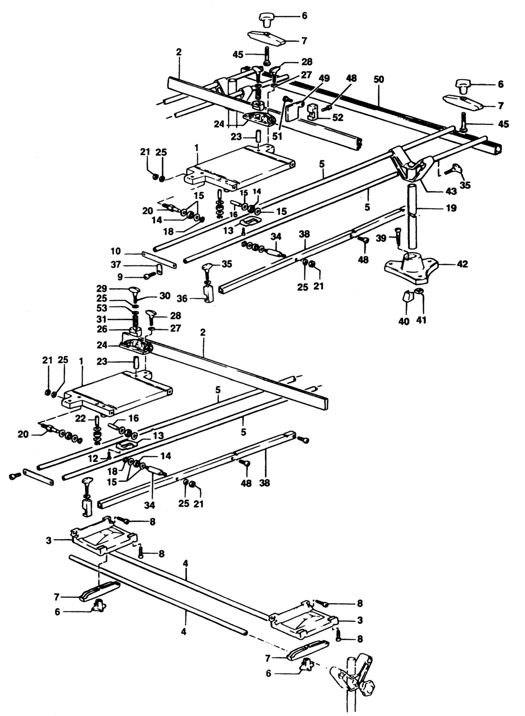 Elu E34920 Type 1 Table Spare Parts