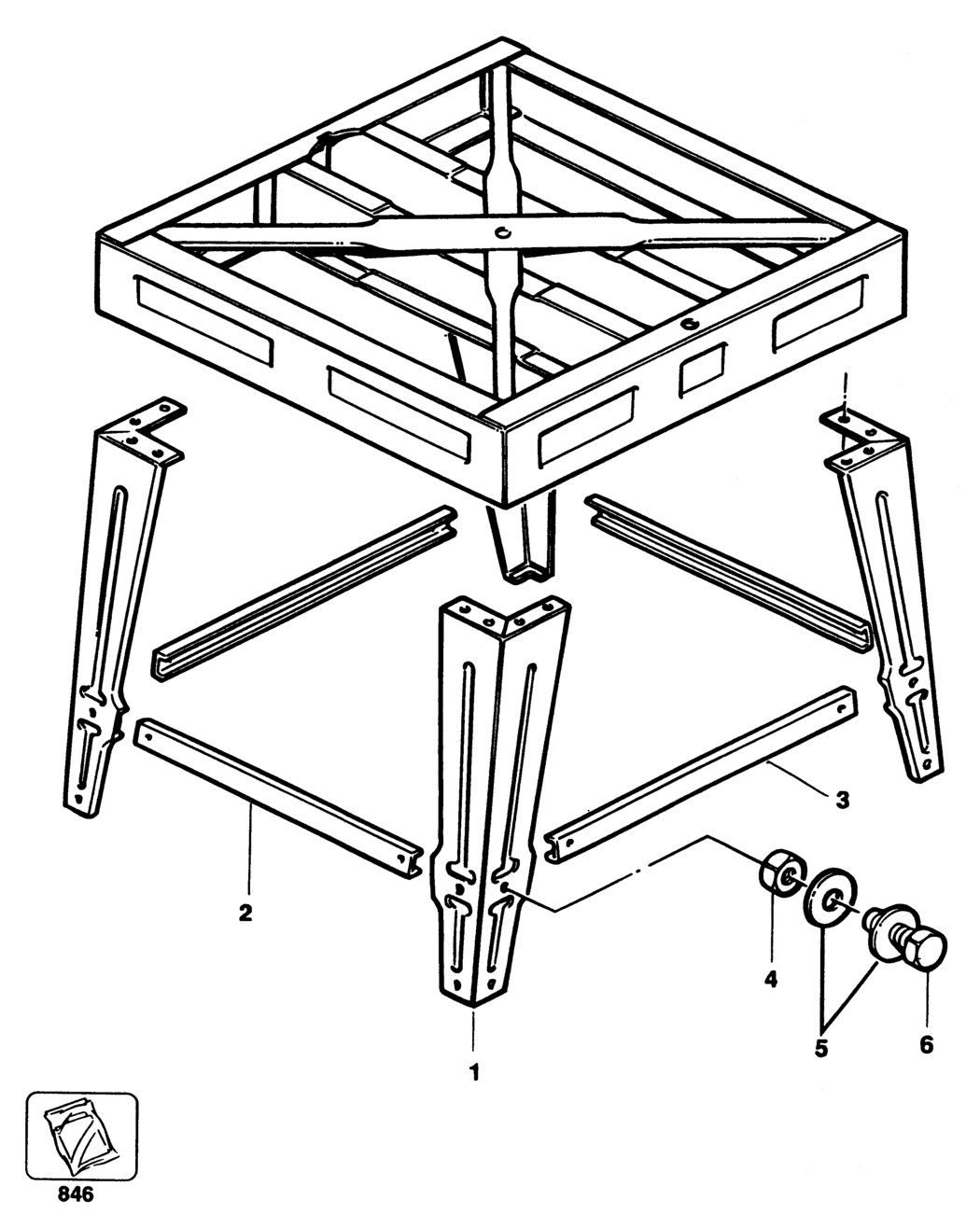 Dewalt DA2592 Type 1 Leg Stand Spare Parts