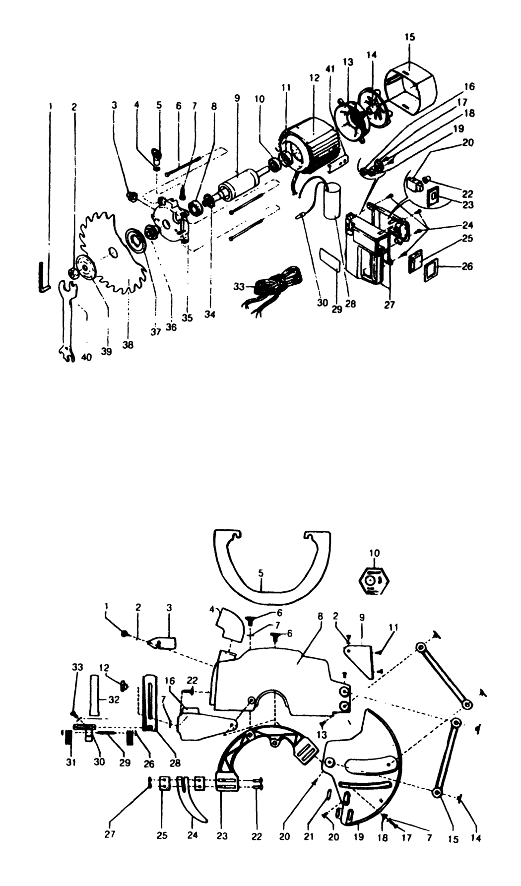 Dewalt DN890-----B Type 1 Radial Arm Saw Spare Parts
