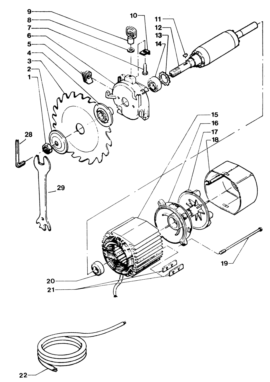 Dewalt DW1201----C Type 1 Radial Arm Saw Spare Parts