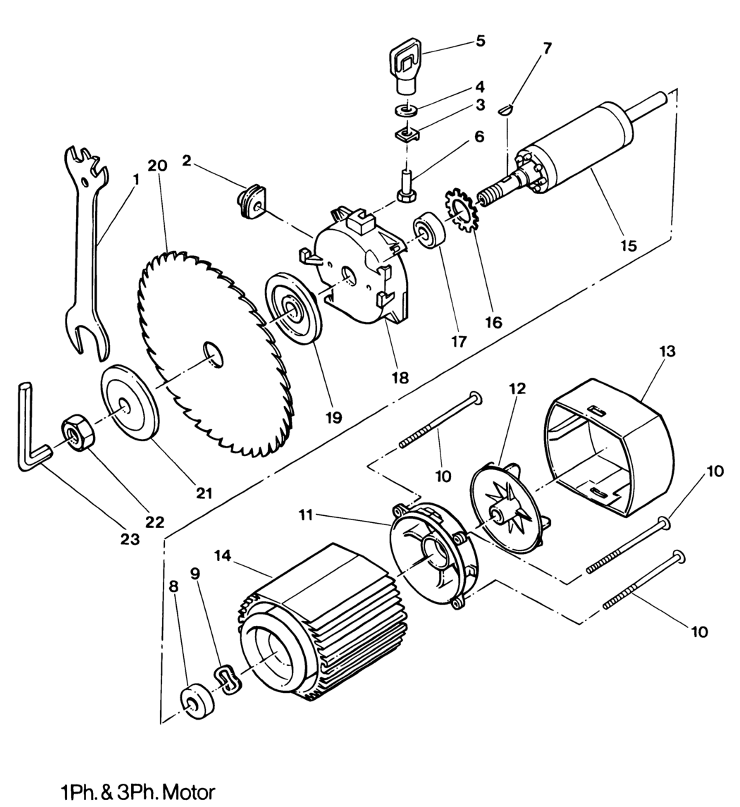 Dewalt DW1501----H Type 1 Radial Arm Saw Spare Parts