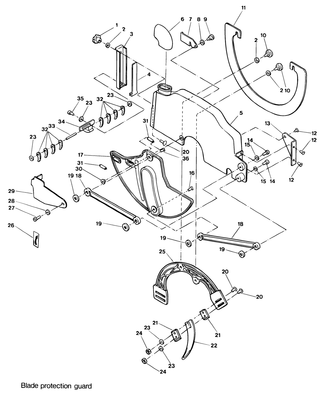Dewalt DW1501----I Type 1 Radial Arm Saw Spare Parts