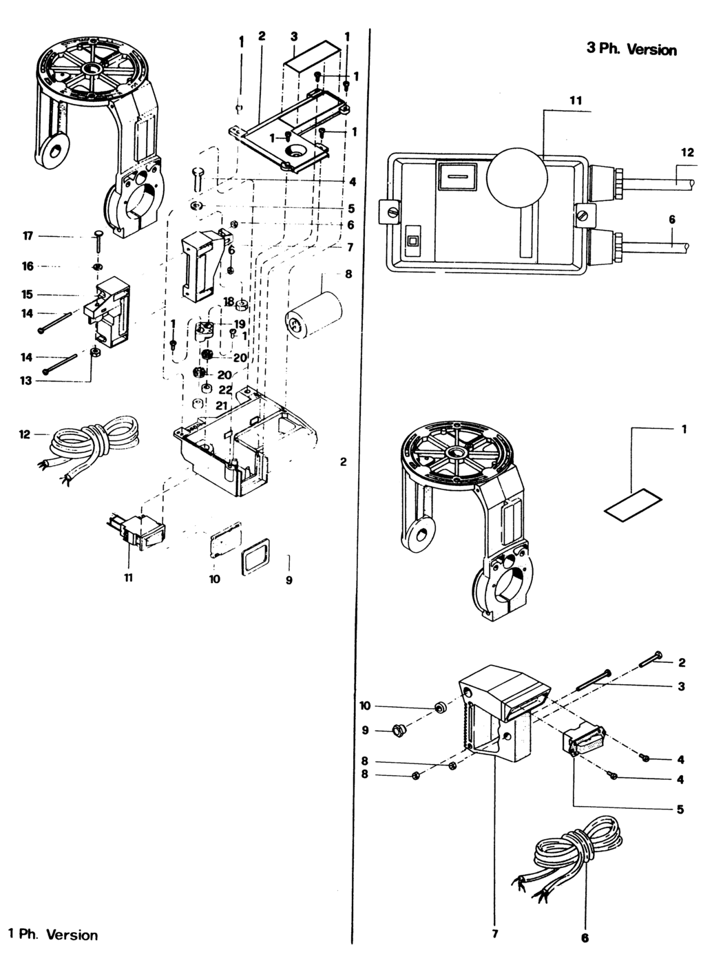 Dewalt DW1751----B Type 1 Radial Arm Saw Spare Parts