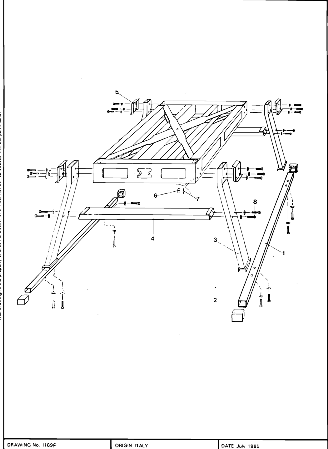 Dewalt DW8103----G Type 1 Radial Arm Saw Spare Parts